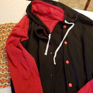 Men's jacket red and black